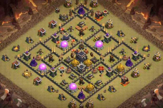 TH9 Best War Base Copy Link