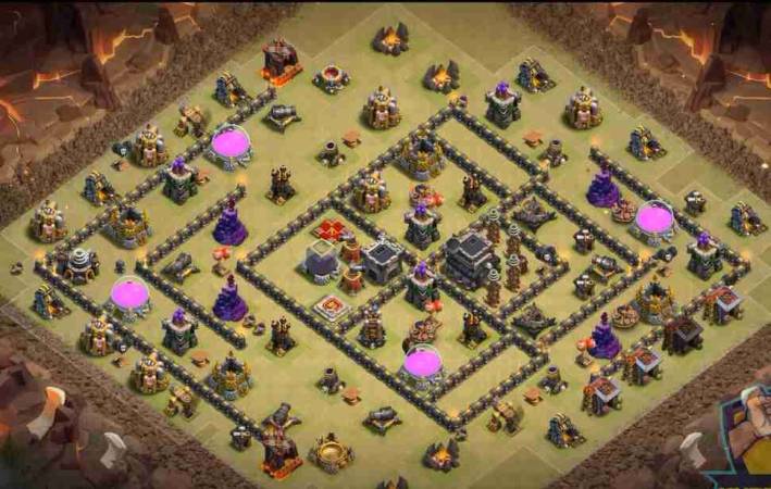 TH9 Best War Base Copy Link