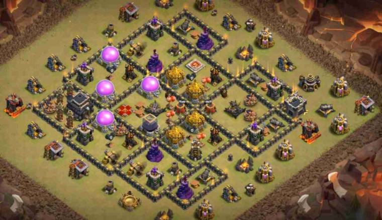 TH9 CWL War Base