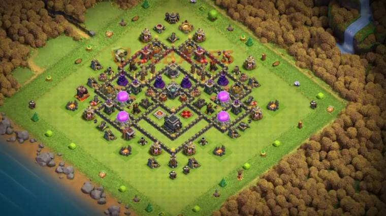 TH9 Dark Elixir Base Link