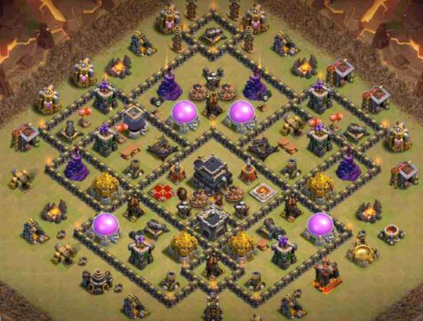 TH9 War Base Link Clash