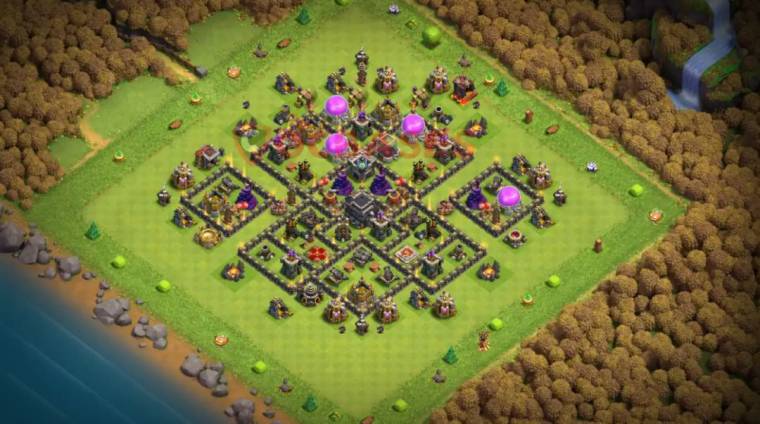 TH9 War Base Link COC