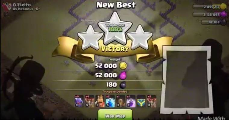 Three Stars Using Dragon Attack Strategy At Town Hall 8