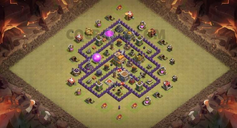 Top Town Hall 07 Hybrid Village Map Link