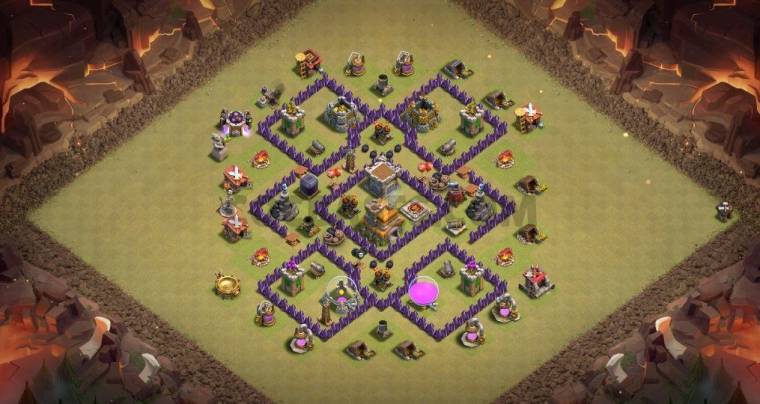 Top Town Hall 7 War Village Map Link