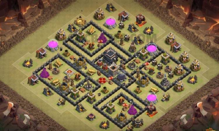 Town Hall 09 Trophy Base Link Anti Everything
