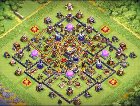 Town Hall 10 Farming Base Anti Everything