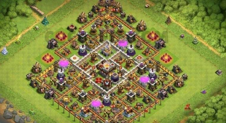 Town Hall 11 Hybrid Base Links Anti 3 Stars