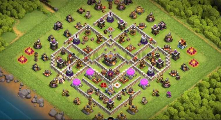 Town Hall 11 Trophy Base Links Anti 3 Stars