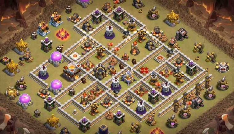 Town Hall 11 War Base Copy