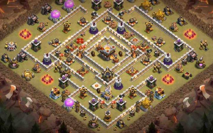 Town Hall 11 War Base Design