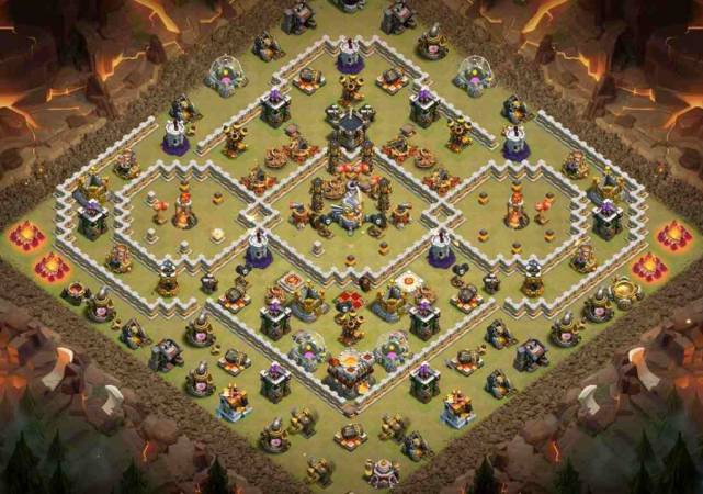 Town Hall 11 War Base Design