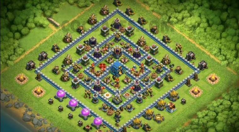 Town Hall 12 Trophy Base Link Anti Everything