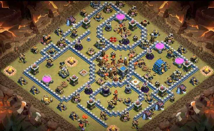 Town Hall 12 War Base Copy Link