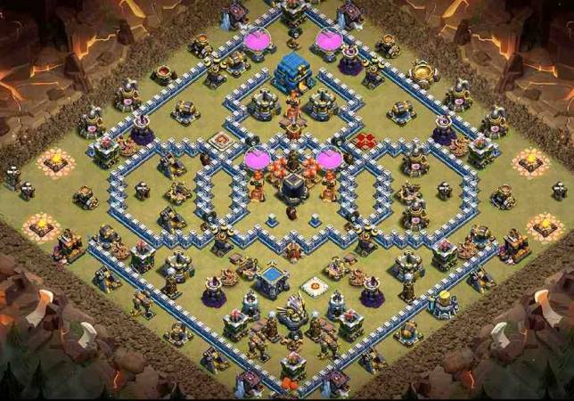 Town Hall 12 War Base Layout