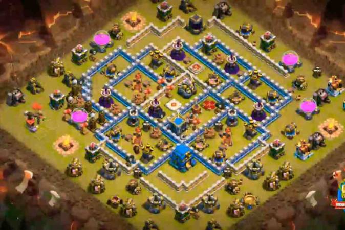 Town Hall 12 War Base