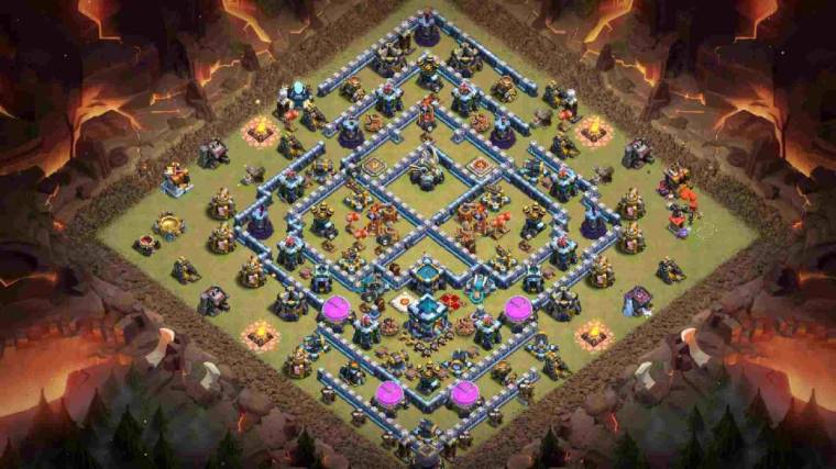 Town Hall 13 Base Links Anti 3 Stars