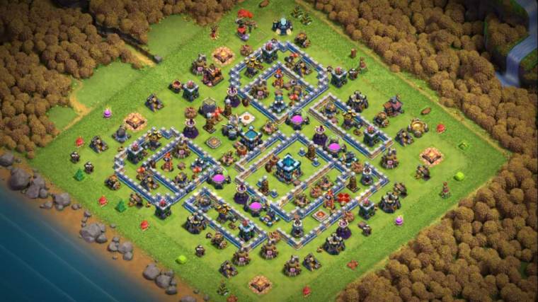 Town Hall 13 Trophy Layout With Download Link