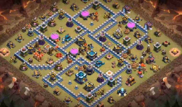 Town Hall 13 War Base Layout Link