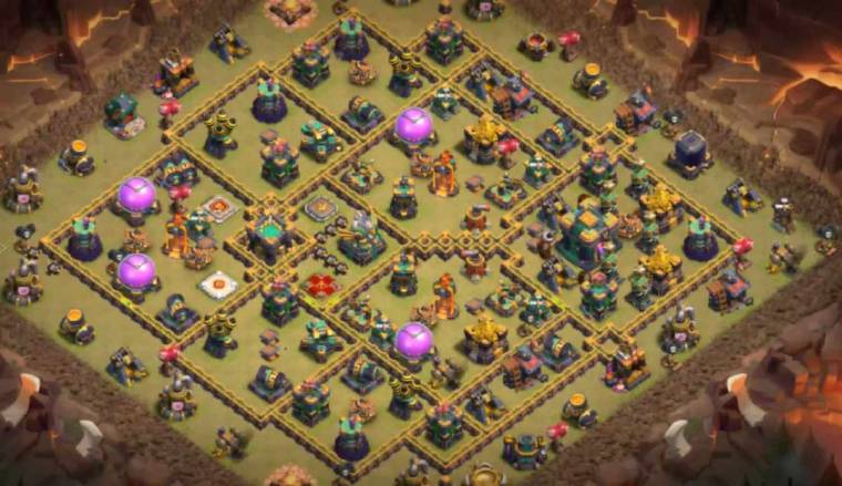 Town Hall 14 Base Link Anti Everything