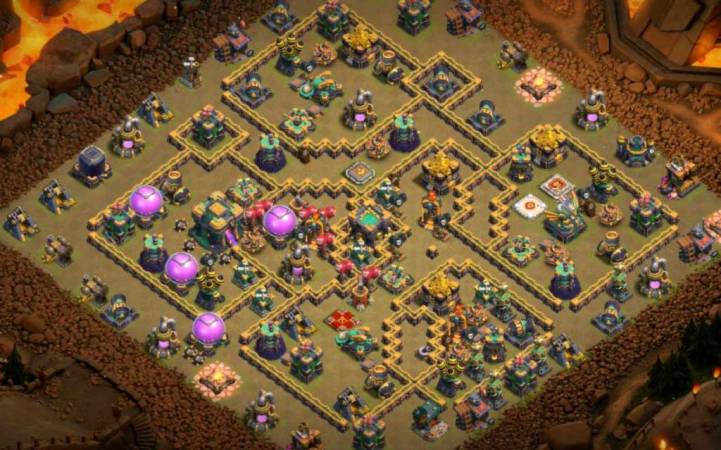 Town Hall 14 War Base Copy Link