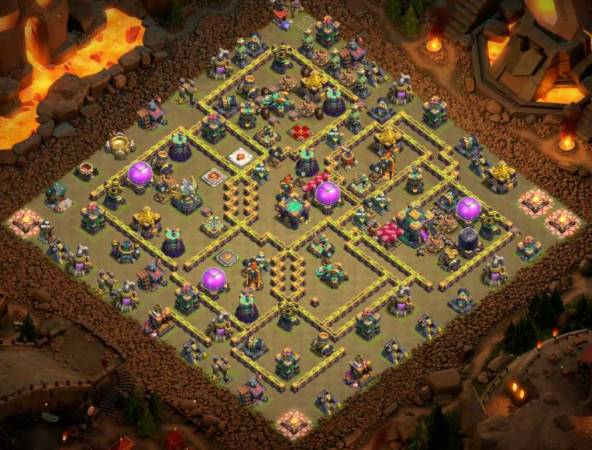 Town Hall 14 War Base Layout Link