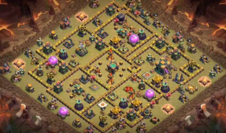 Town Hall 14 War Base Layout Link