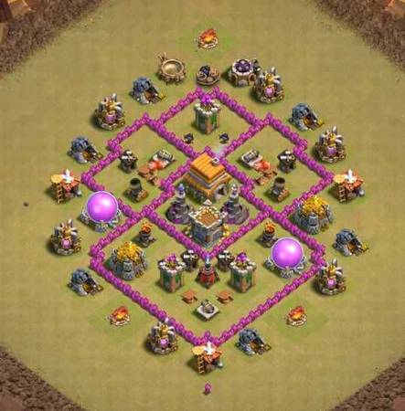 Town Hall 6 War Base Copy Link