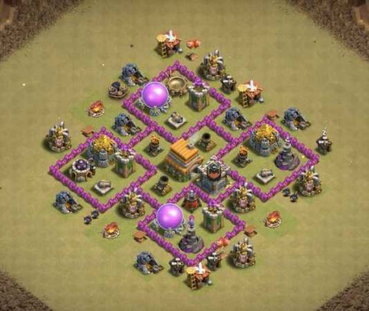 Town Hall 6 War Base