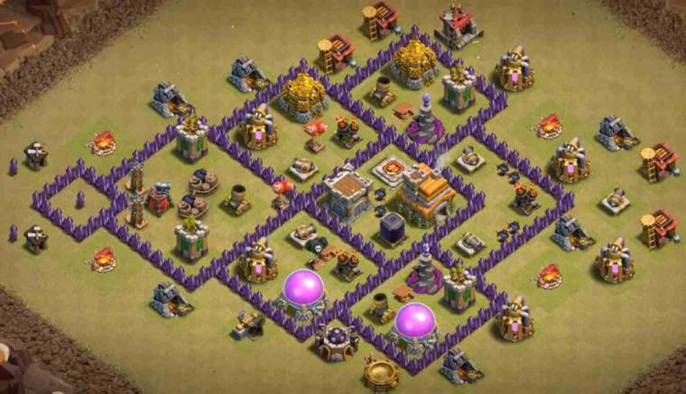 Town Hall 7 Best War Base Link