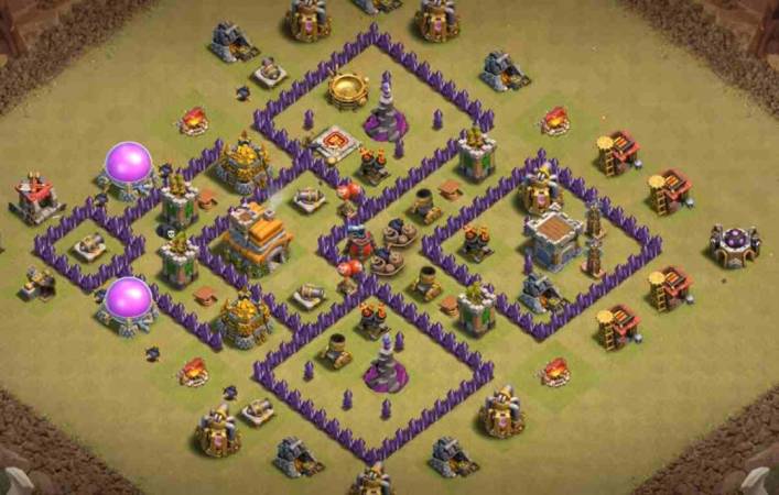 Town Hall 7 War Base Best Defense