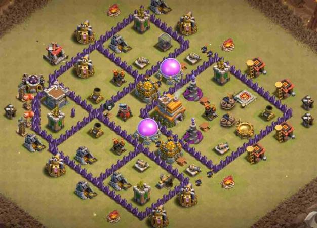 Town Hall 7 War Base Copy Link