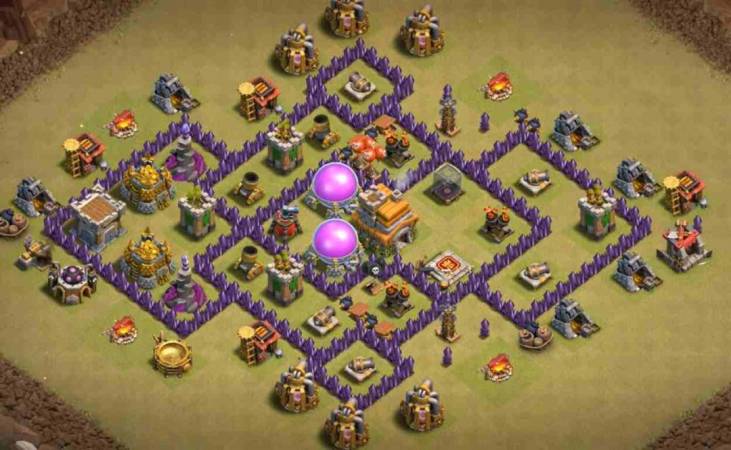 Town Hall 7 War Base Copy