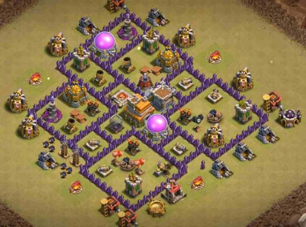 Town Hall 7 War Base Layout And Links