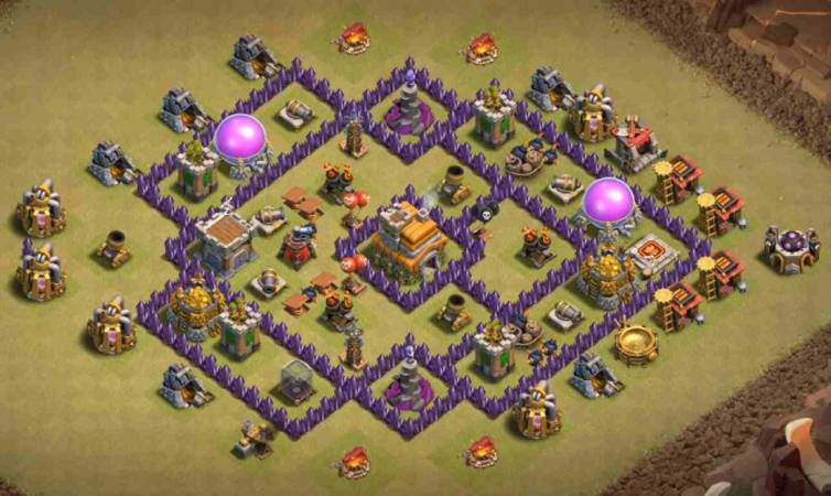 Town Hall 7 War Base