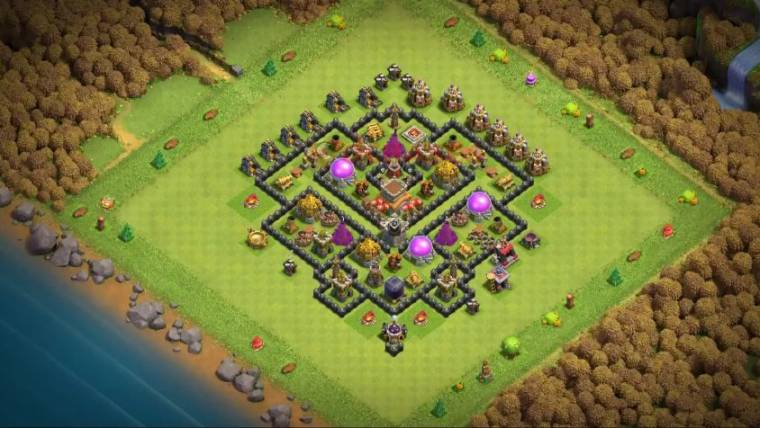 Town Hall 8 Base Link COC