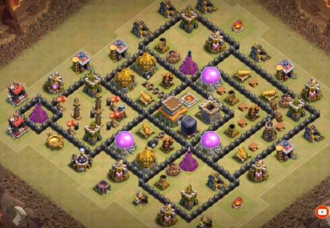 Town Hall 8 War Base Layout And Links