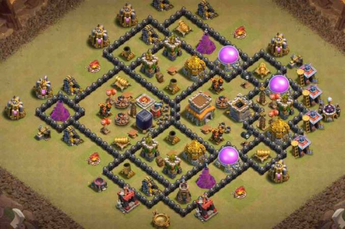 Town Hall 8 War Base Layout And Links
