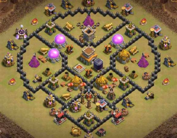 Town Hall 8 War Base Link