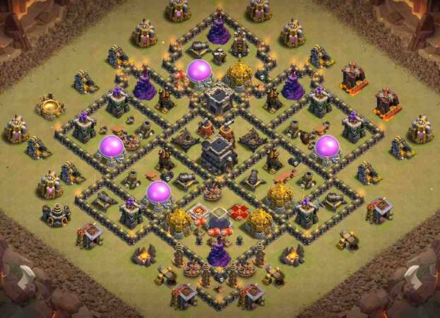 Town Hall 9 Best War Base Link