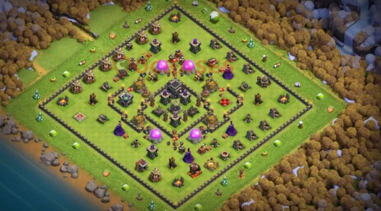 Town Hall 9 Farming Layout