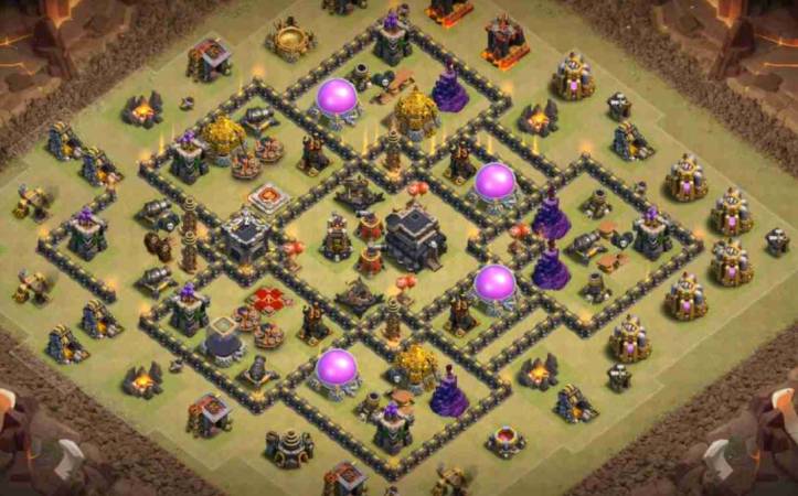 Town Hall 9 War Base Best Defense