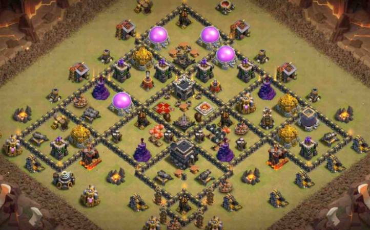 Town Hall 9 War Base Copy Link