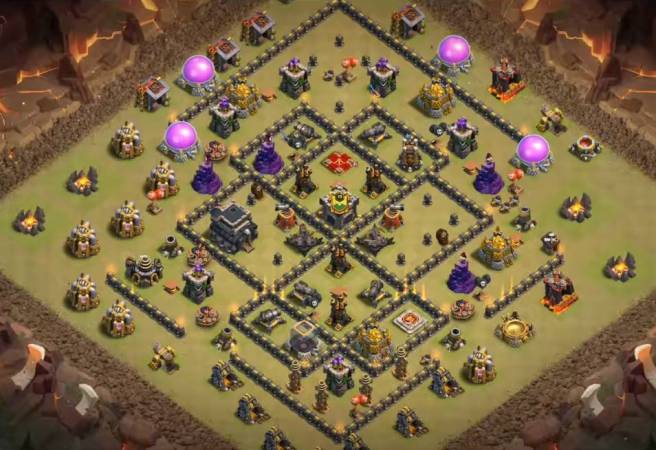 Town Hall 9 War Base Link
