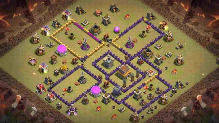 Unique Layout For Level 8