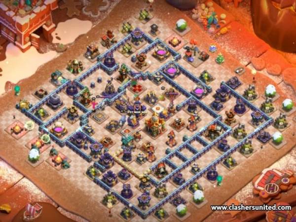 Anti 2 Star TH16 War Base