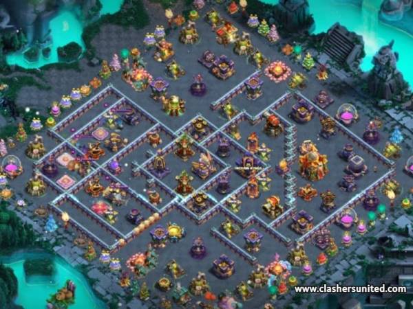 Anti-electro Dragon TH16 War Base Layout