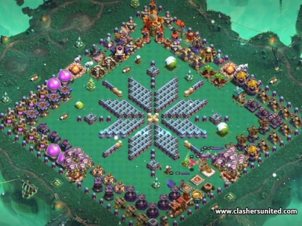 COC Funny Base TH16