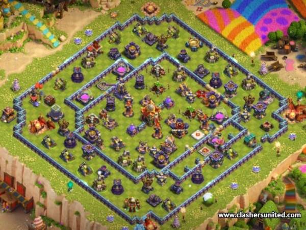Latest TH16 War Base Designs