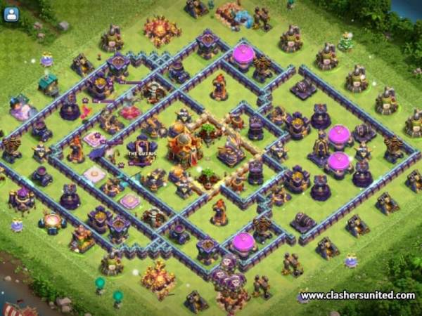 Most Popular TH16 War Base